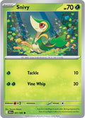 Snivy 001/086 Holofoil — Black Bolt Pokémon card