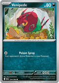 Venipede 054/086 Reverse Holofoil — Black Bolt Pokémon card