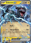 Zekrom ex 034/086 Holofoil — Black Bolt Pokémon card