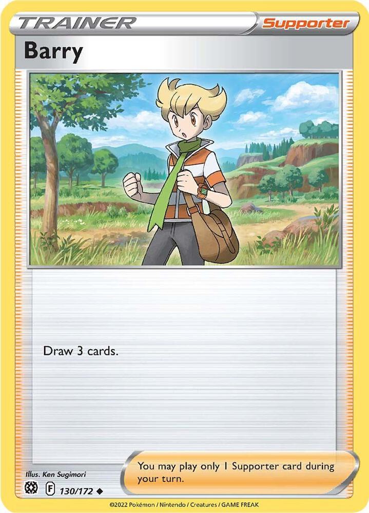 Barry 130/172 — Brilliant Stars Pokémon card