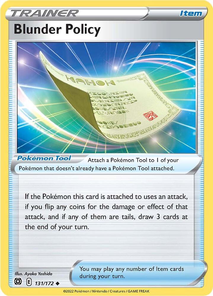 Pokemon - Brilliant Stars - Blunder Policy - 131/172