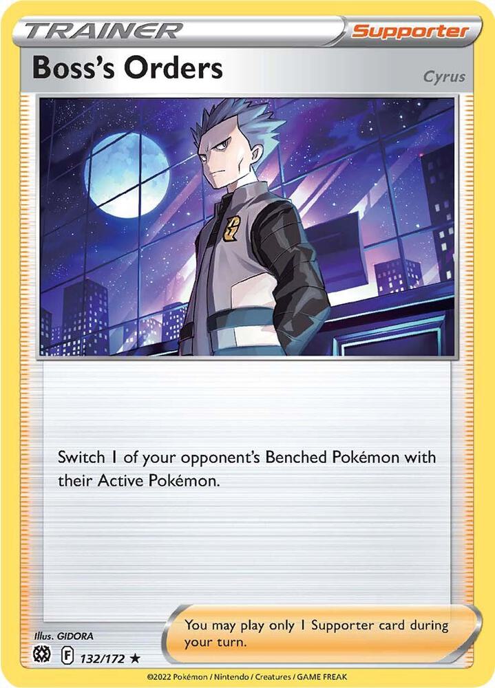 Boss's Orders 132/172 Holofoil — Brilliant Stars Pokémon card