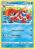 Crawdaunt 033/172 Reverse Holofoil — Brilliant Stars Pokémon card