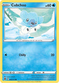 Cubchoo 042/172 — Brilliant Stars Pokémon card