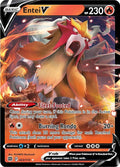 Entei V 022/172 Holofoil — Brilliant Stars Pokémon card