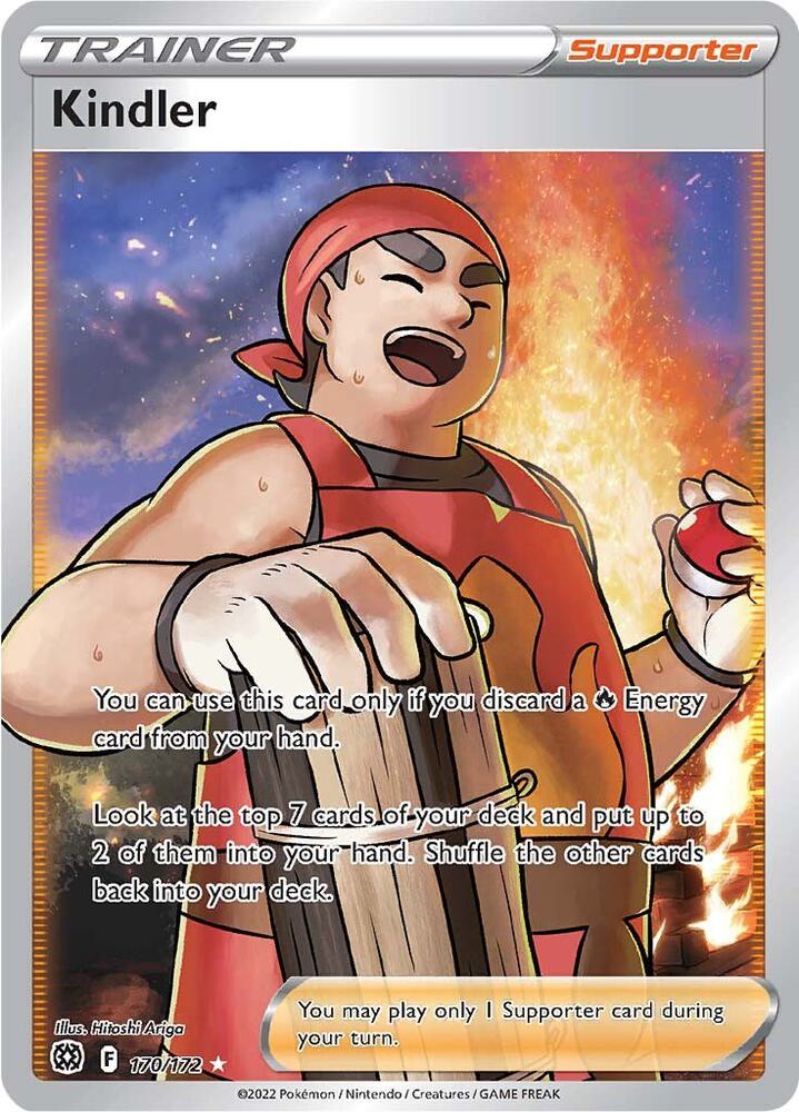 Kindler 170/172 Holofoil — Brilliant Stars Pokémon card