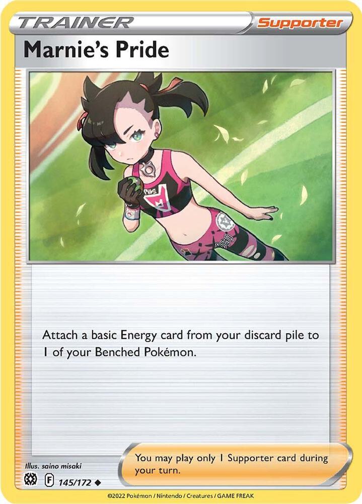 Marnie's Pride 145/172 — Brilliant Stars Pokémon card