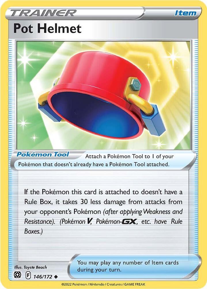Pot Helmet 146/172 — Brilliant Stars Pokémon card
