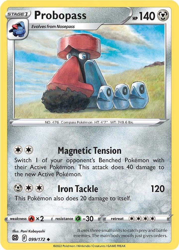 Probopass 099/172 — Brilliant Stars Pokémon card