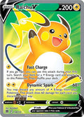 Raichu V 158/172 Holofoil — Brilliant Stars Pokémon card
