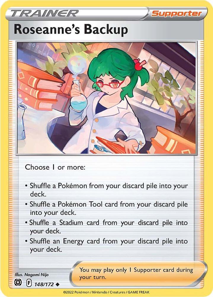 Roseanne's Backup 148/172 — Brilliant Stars Pokémon card