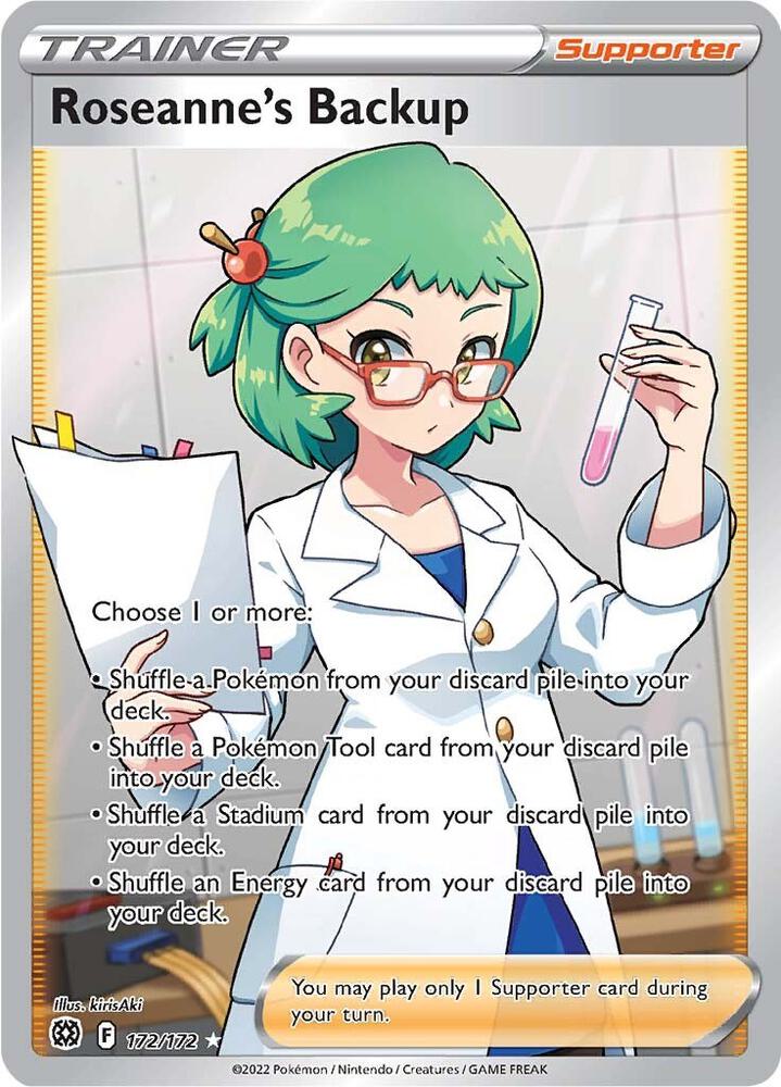 Roseanne's Backup 172/172 Holofoil — Brilliant Stars Pokémon card