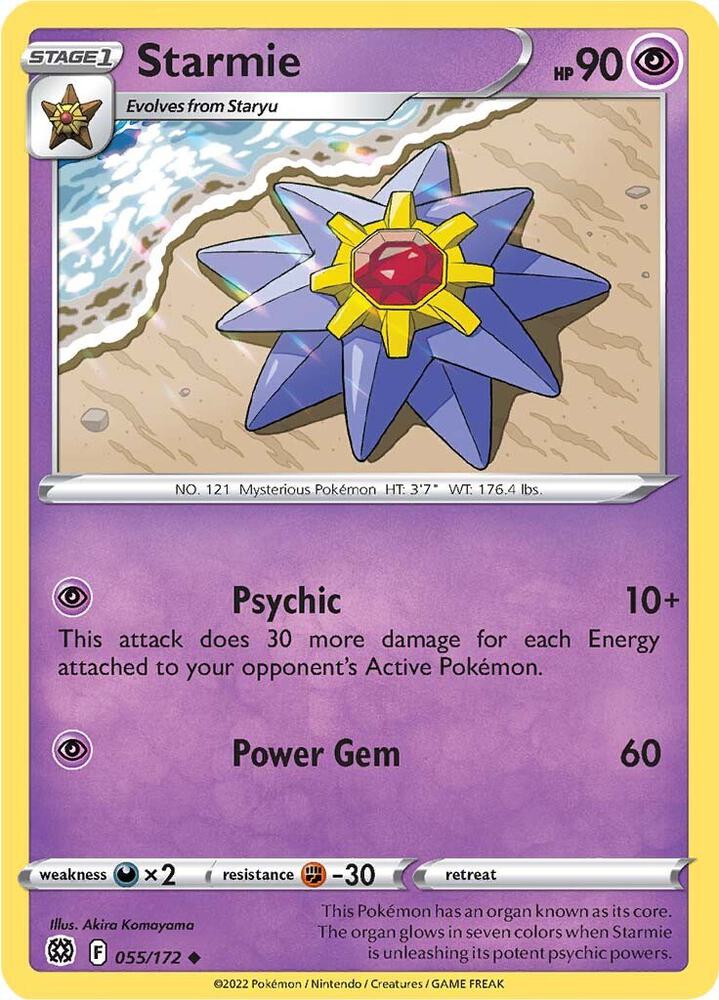 Pokemon - Brilliant Stars - Starmie - 055/172