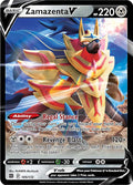 Zamazenta V 105/172 Holofoil — Brilliant Stars Pokémon card