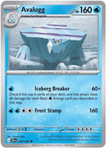 Avalugg 024/086 Reverse Holofoil, Chaos Rising Pokémon card