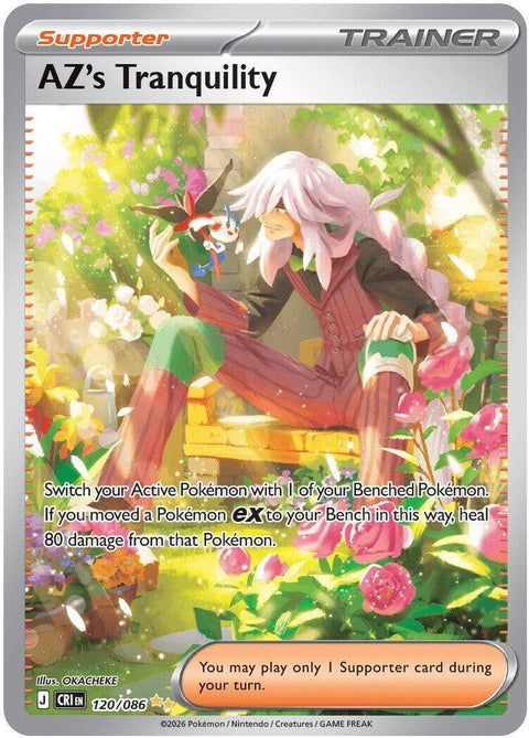 Pokemon - Chaos Rising - AZ's Tranquility - 120/086 - Holofoil