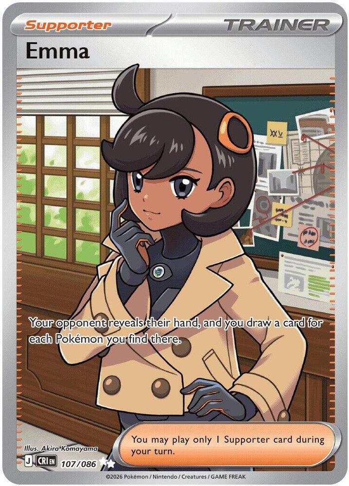Emma 107/086 Holofoil — Chaos Rising Pokémon card
