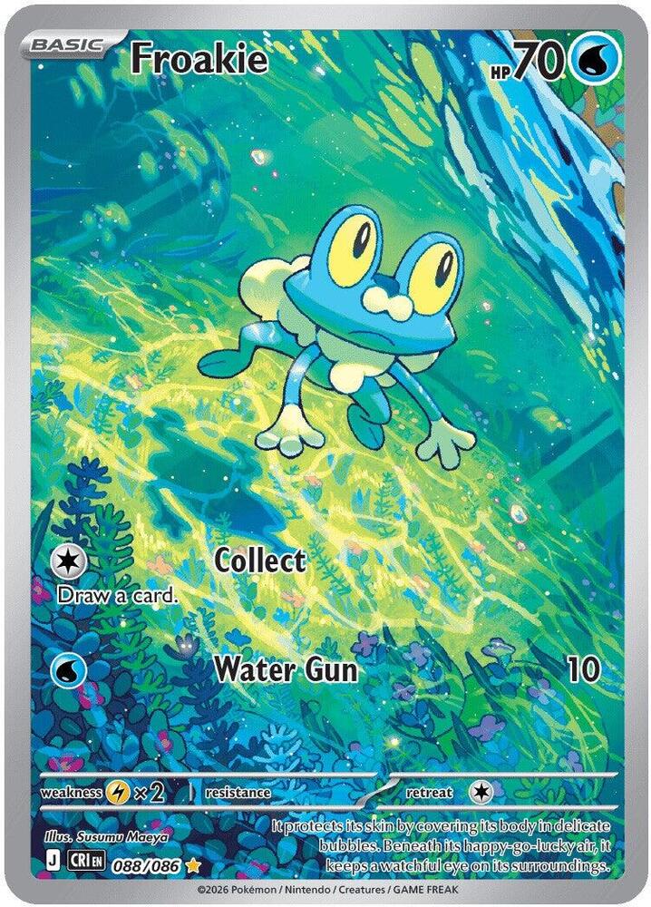 Froakie 088/086 Holofoil — Chaos Rising Pokémon card