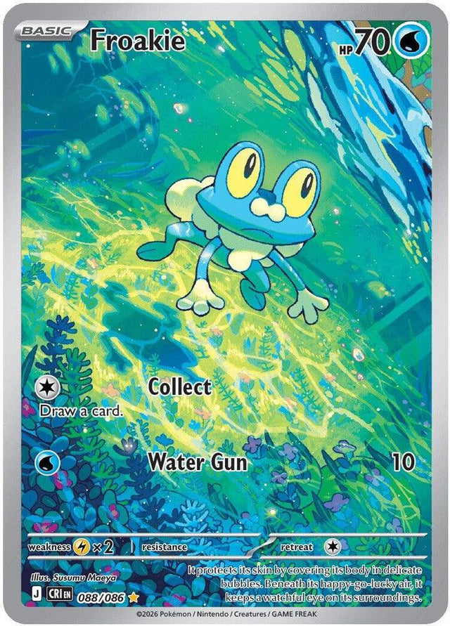 Froakie 088/086 Holofoil — Chaos Rising Pokémon card
