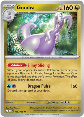 Goodra 068/086 Holofoil — Chaos Rising Pokémon card