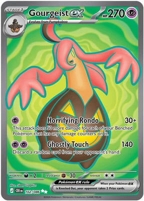 Gourgeist ex 102/086 Holofoil — Chaos Rising Pokémon card