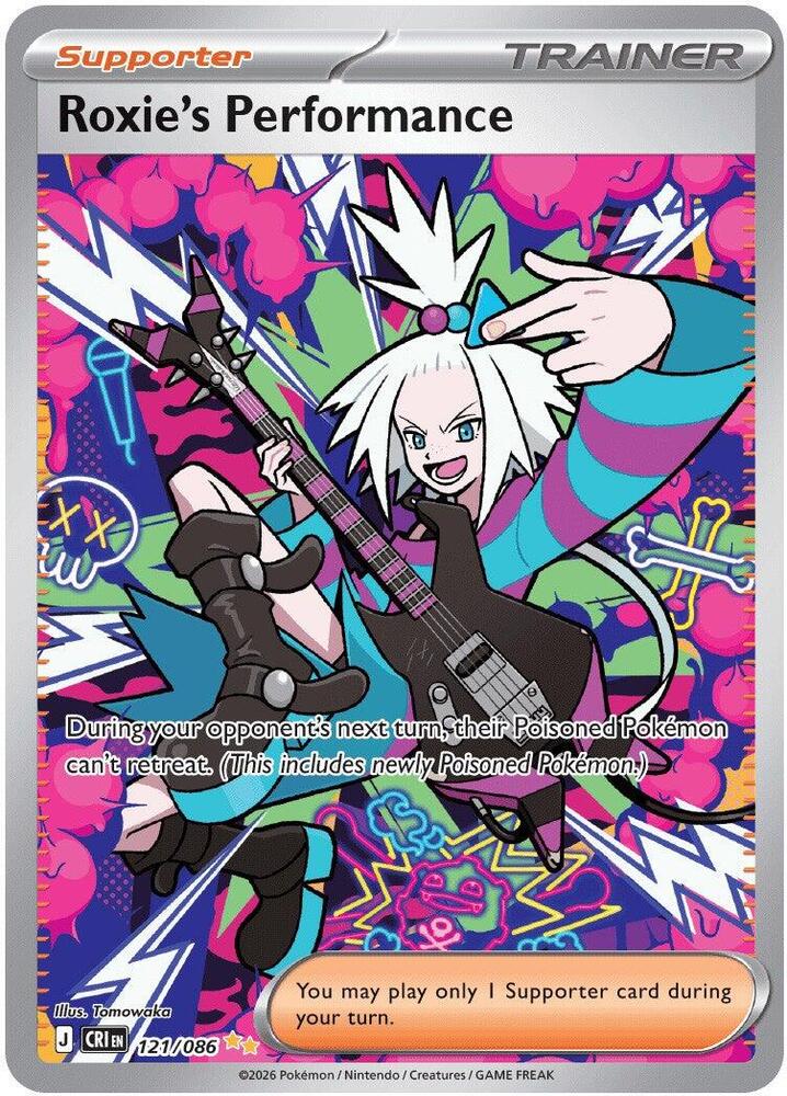 Roxie's Performance 121/086 Holofoil — Chaos Rising Pokémon card