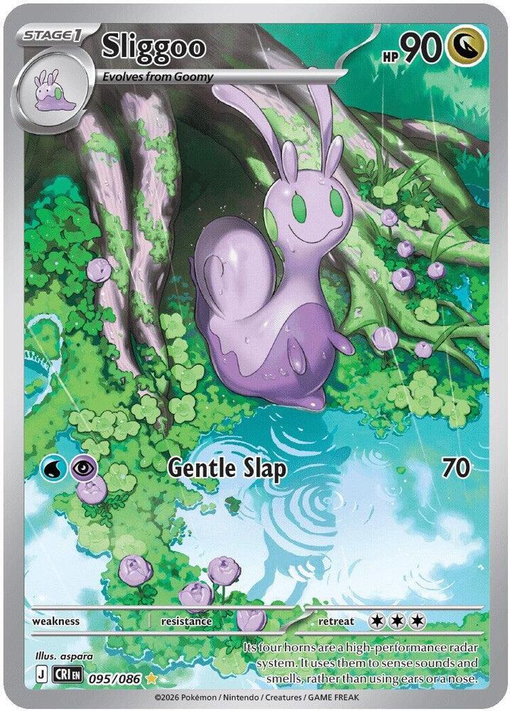 Sliggoo 095/086 Holofoil — Chaos Rising Pokémon card