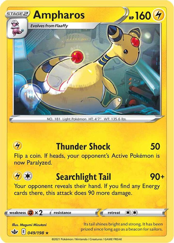 Ampharos 049/198 — Chilling Reign Pokémon card