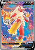 Blaziken V 161/198 Holofoil — Chilling Reign Pokémon card