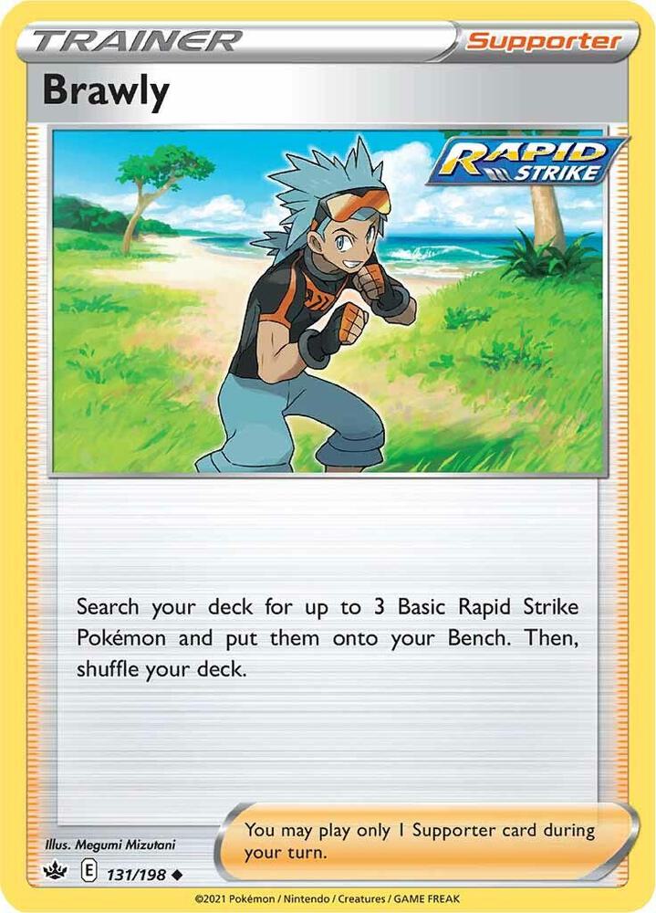 Brawly 131/198 — Chilling Reign Pokémon card