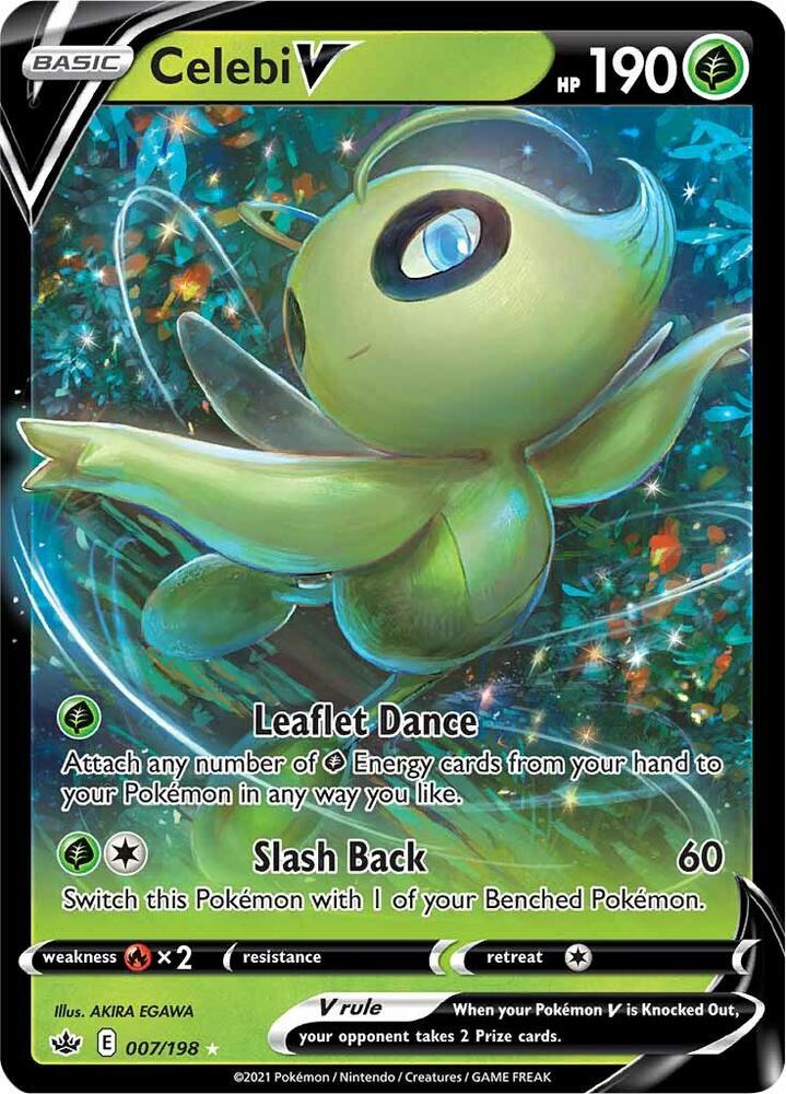 Pokemon - Chilling Reign - Celebi V - 007/198 - Holofoil