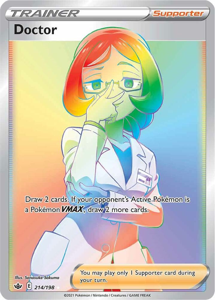 Doctor 214/198 Holofoil — Chilling Reign Pokémon card