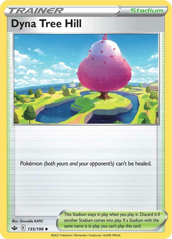 Dyna Tree Hill 135/198 Reverse Holofoil — Chilling Reign Pokémon card