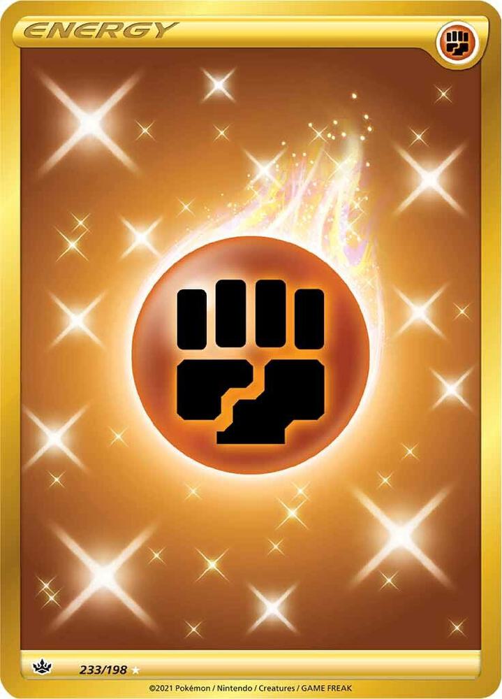 Pokemon - Chilling Reign - Fighting Energy - 233/198 - Holofoil