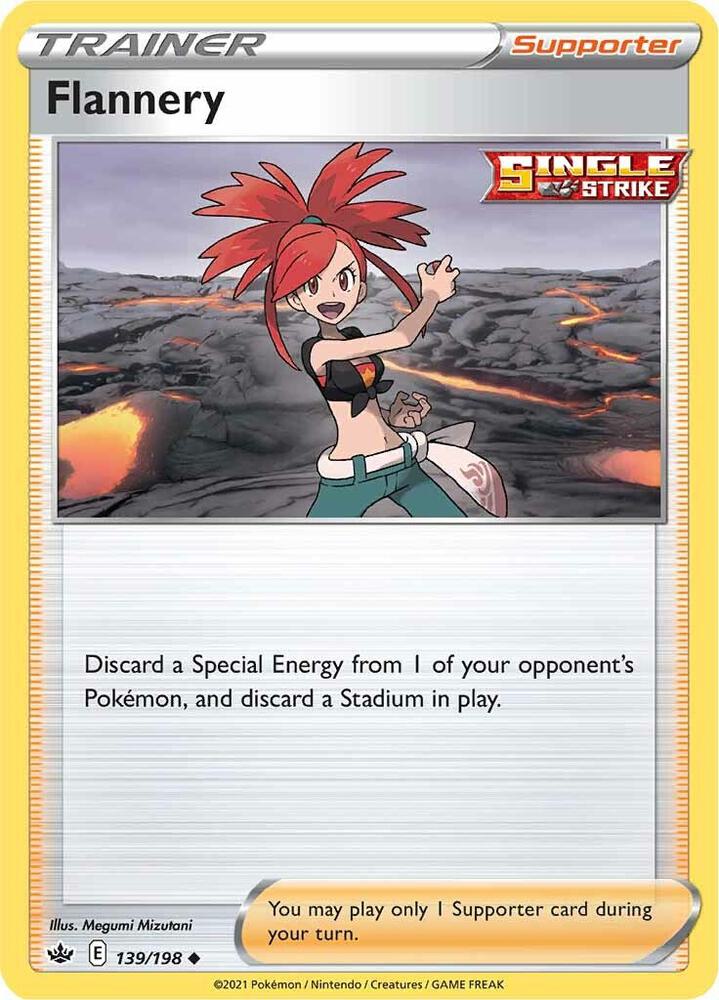 Flannery 139/198 — Chilling Reign Pokémon card