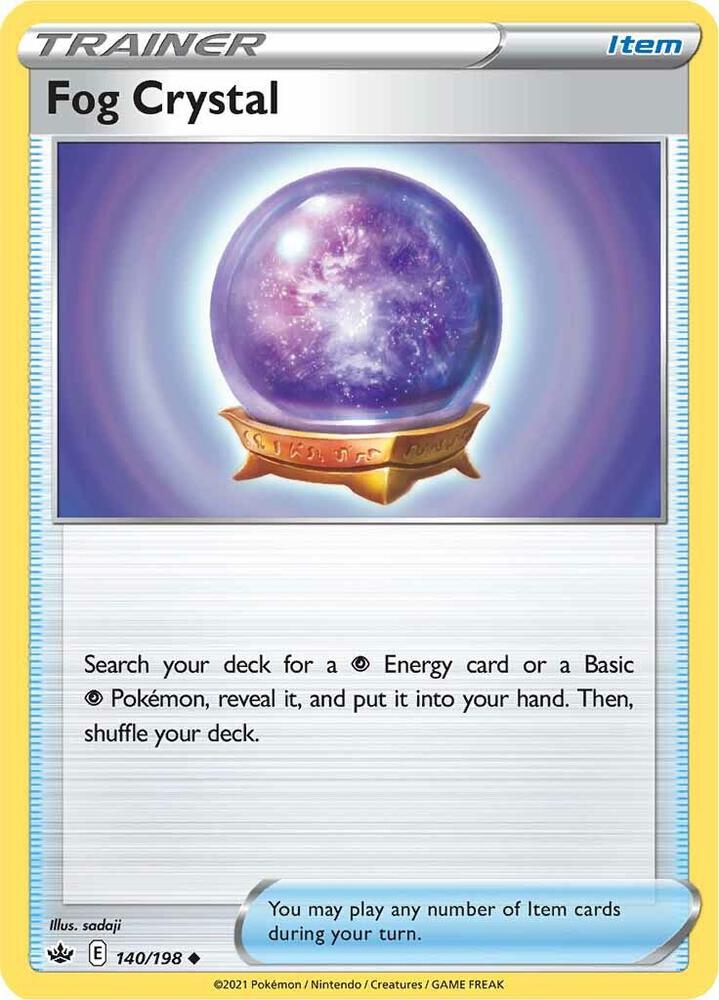 Pokemon - Chilling Reign - Fog Crystal - 140/198 - Reverse Holofoil