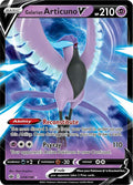 Galarian Articuno V 058/198 Holofoil — Chilling Reign Pokémon card