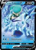 Ice Rider Calyrex V 045/198 Holofoil — Chilling Reign Pokémon card
