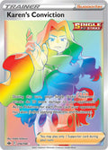 Karen's Conviction 216/198 Holofoil — Chilling Reign Pokémon card