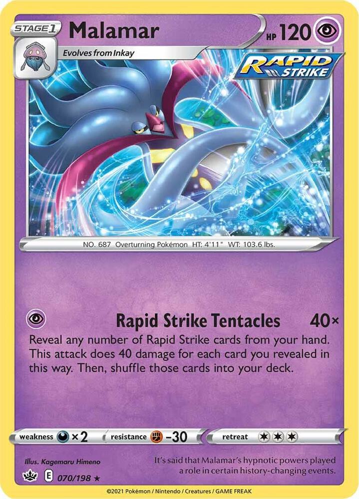 Malamar 070/198 — Chilling Reign Pokémon card