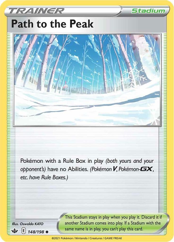 Path to the Peak 148/198 — Chilling Reign Pokémon card