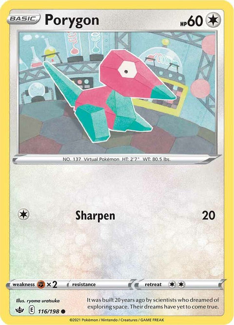 Pokemon - Chilling Reign - Porygon - 116/198
