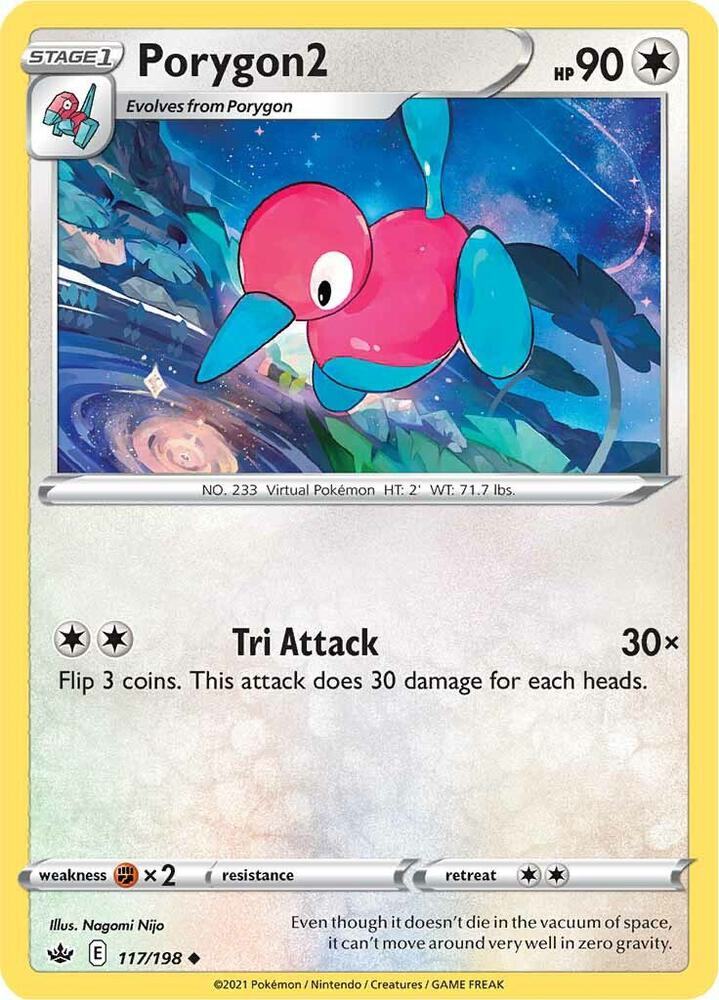 Porygon2 117/198 — Chilling Reign Pokémon card