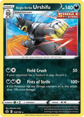 Single Strike Urshifu 108/198 Holofoil — Chilling Reign Pokémon card