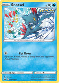 Sneasel 030/198 Reverse Holofoil — Chilling Reign Pokémon card