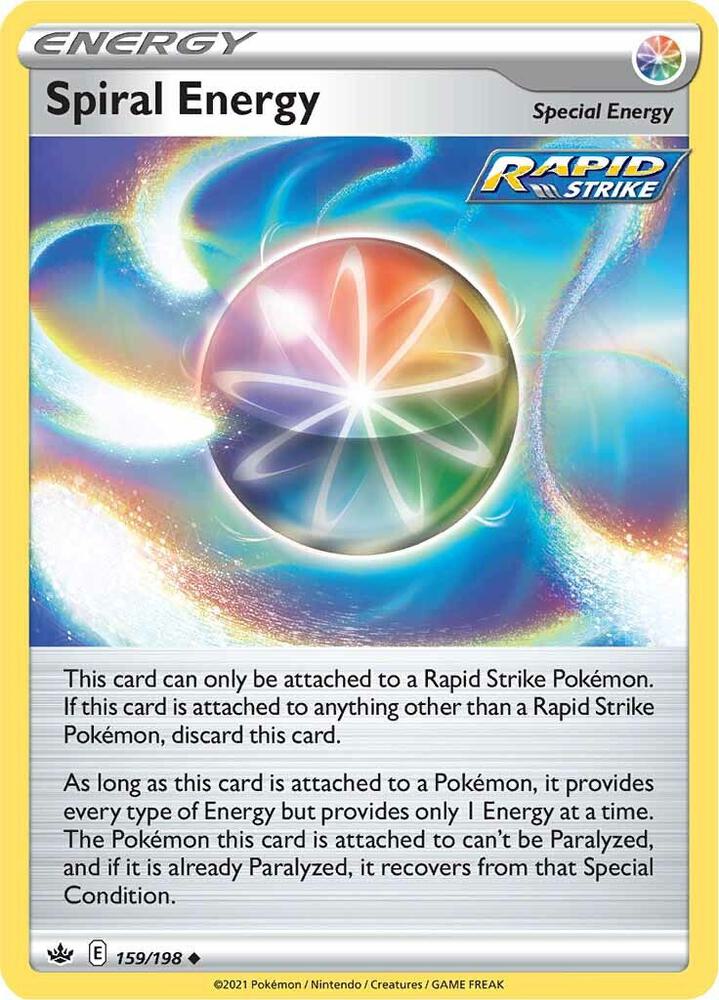 Spiral Energy 159/198 — Chilling Reign Pokémon card