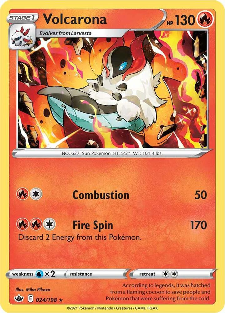 Pokemon - Chilling Reign - Volcarona - 024/198