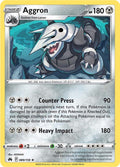 Aggron 089/159 Reverse Holofoil — Crown Zenith Pokémon card