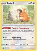 Bidoof 111/159 Reverse Holofoil — Crown Zenith Pokémon card