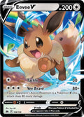 Eevee V 108/159 Holofoil — Crown Zenith Pokémon card